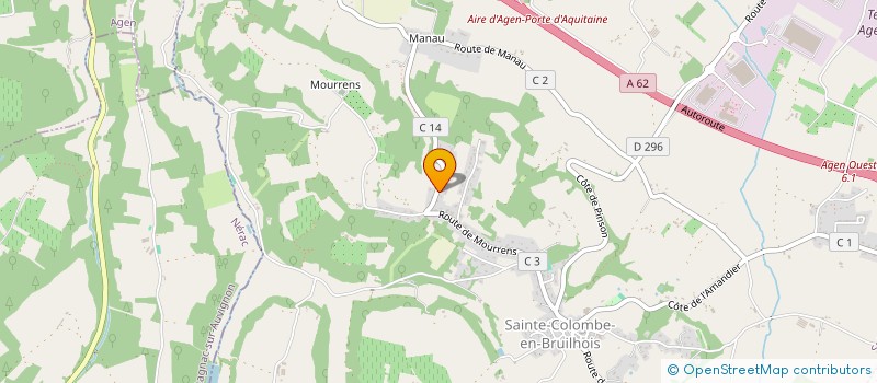 localisation de l'entreprise MDL  SAINTE-COLOMBE-EN-BRUILHOIS