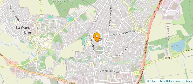 localisation de l'entreprise MDL CAMILLE CLAUDEL à PONTAULT-COMBAULT
