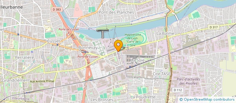 localisation de l'entreprise MDL COLLECTION  VILLEURBANNE