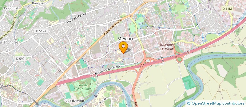 localisation de l'entreprise MDL ETUDES ET CONSEILS à MEYLAN