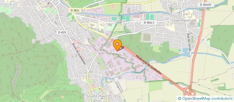 localisation de l'entreprise MDL EUROPE  ISSENHEIM