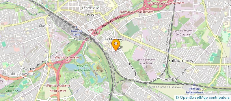 localisation de l'entreprise MDL IMMO  LENS