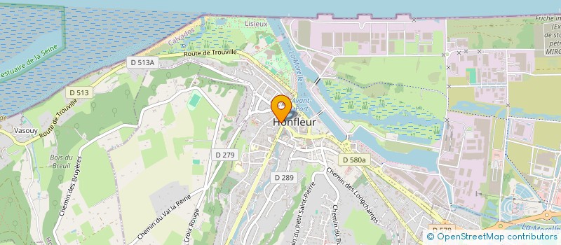 localisation de l'entreprise MDL INES  HONFLEUR