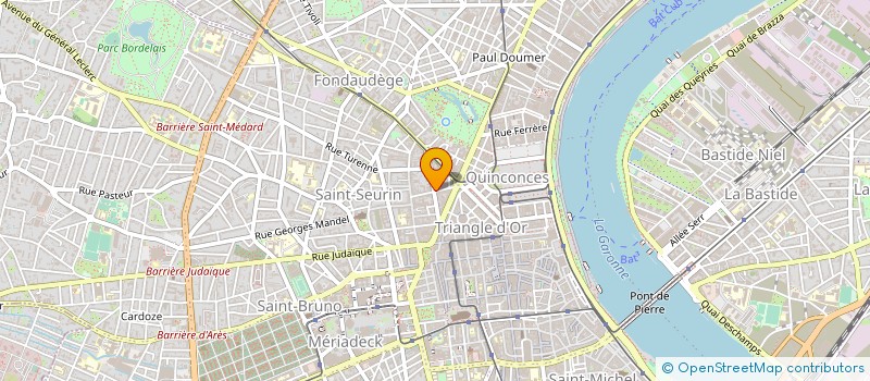localisation de l'entreprise MDL (MIEL DE LUNE) à BORDEAUX