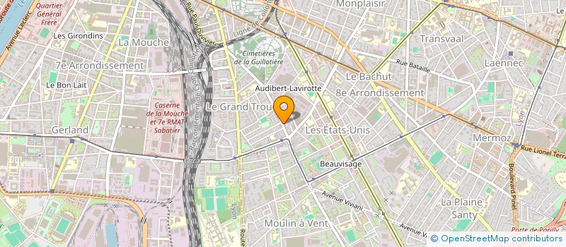 localisation de l'entreprise MDL SERVICES NETTOYAGE  LYON