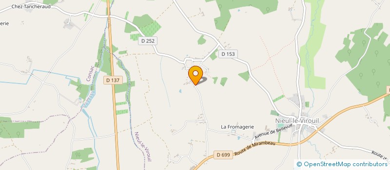 localisation de l'entreprise MDL VITICULTURE  NIEUL-LE-VIROUIL