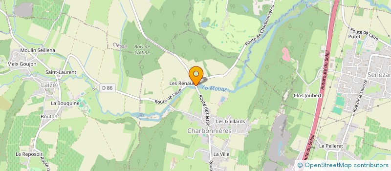 localisation de l'entreprise MDLC à CHARBONNIERES