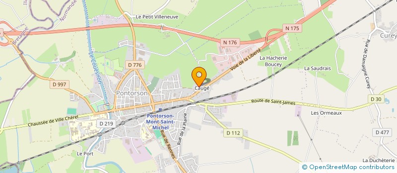 localisation de l'entreprise MDLEMASLE  PONTORSON