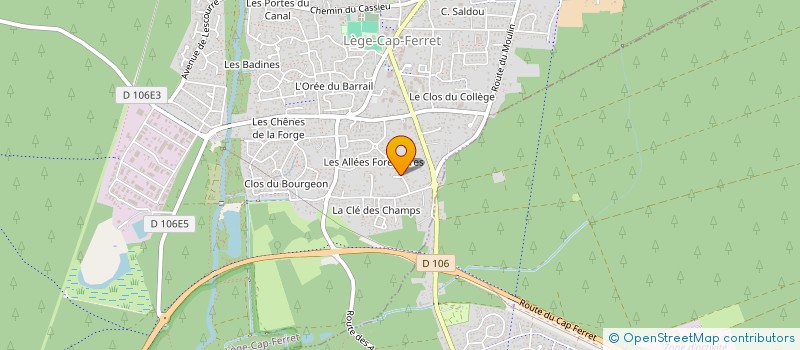 localisation de l'entreprise MDLO1 à LEGE-CAP-FERRET
