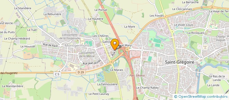 localisation de l'entreprise MDLP à MONTGERMONT