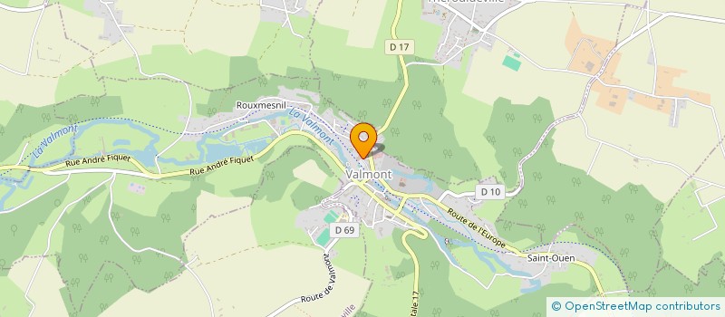 localisation de l'entreprise MDLP DISTRI  VALMONT