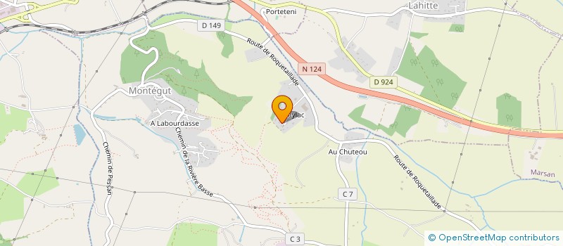 localisation de l'entreprise MDLT  MONTEGUT