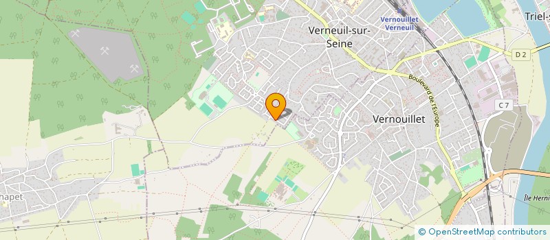 localisation de l'entreprise MDLV CONSULTING  VERNEUIL-SUR-SEINE