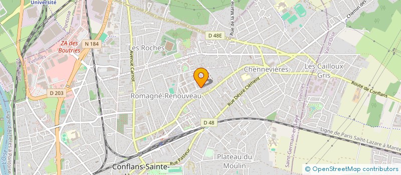 localisation de l'entreprise MDM  CONFLANS-SAINTE-HONORINE