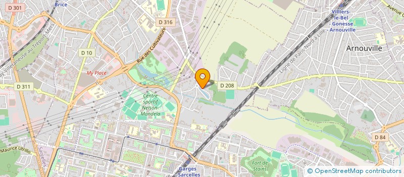 localisation de l'entreprise MDM à SARCELLES