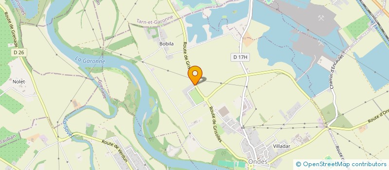 localisation de l'entreprise MDM  ONDES