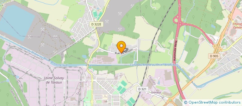 localisation de l'entreprise MDM  DAMPARIS