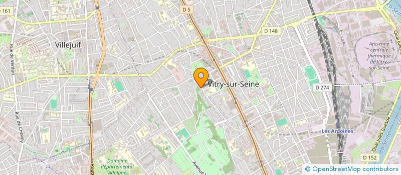localisation de l'entreprise MDM à VITRY-SUR-SEINE