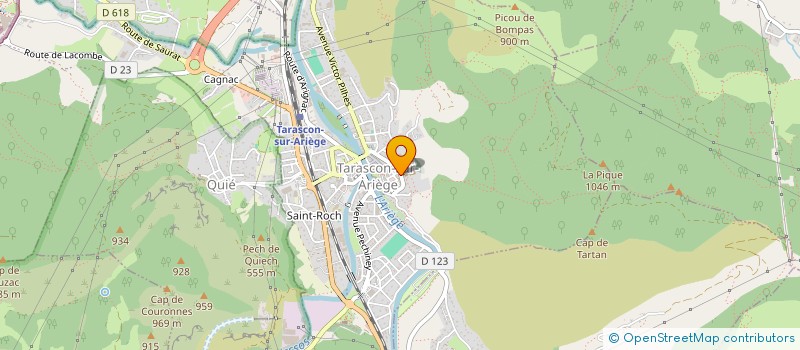 localisation de l'entreprise MDM à TARASCON-SUR-ARIEGE