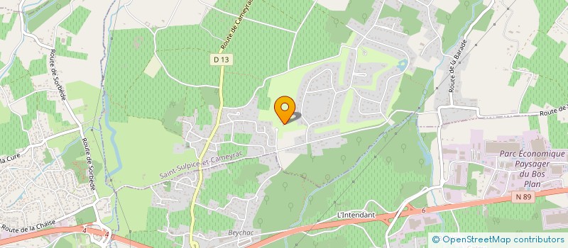 localisation de l'entreprise MDM  SAINT-SULPICE-ET-CAMEYRAC