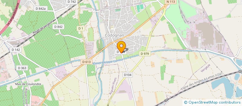 localisation de l'entreprise MDM  CODOGNAN