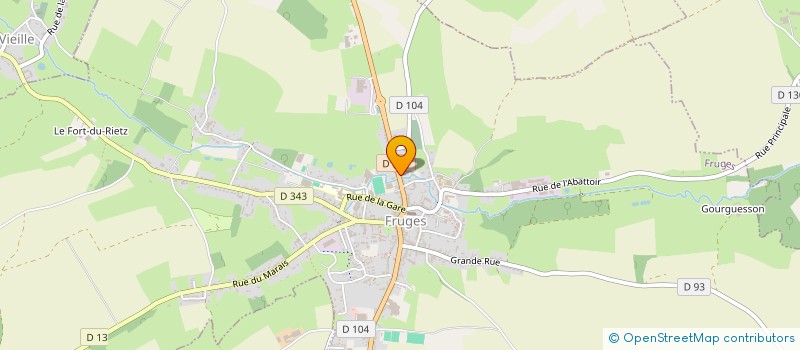 localisation de l'entreprise MDM ANIM  FRUGES