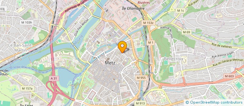 localisation de l'entreprise MDM ASSOCIES  METZ