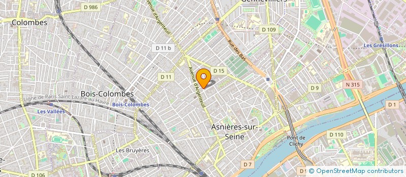 localisation de l'entreprise MDM-ASSOS à ASNIERES-SUR-SEINE