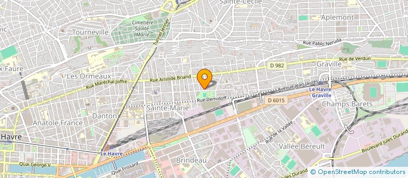 localisation de l'entreprise MDM AUTOMOBILES à LE HAVRE