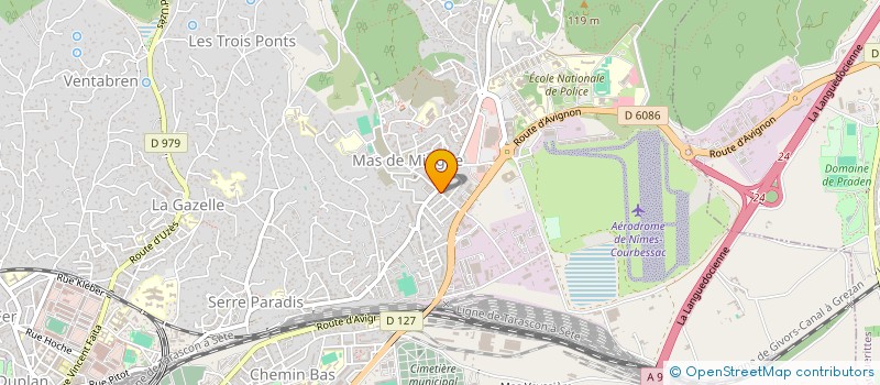 localisation de l'entreprise MDM BARBER  NIMES