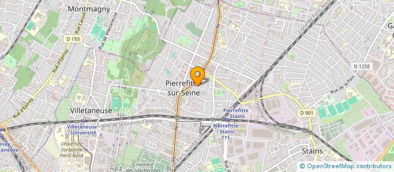 localisation de l'entreprise MDM BAT à PIERREFITTE-SUR-SEINE