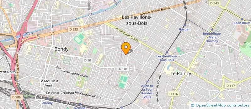 localisation de l'entreprise MDM BAT à LES PAVILLONS-SOUS-BOIS