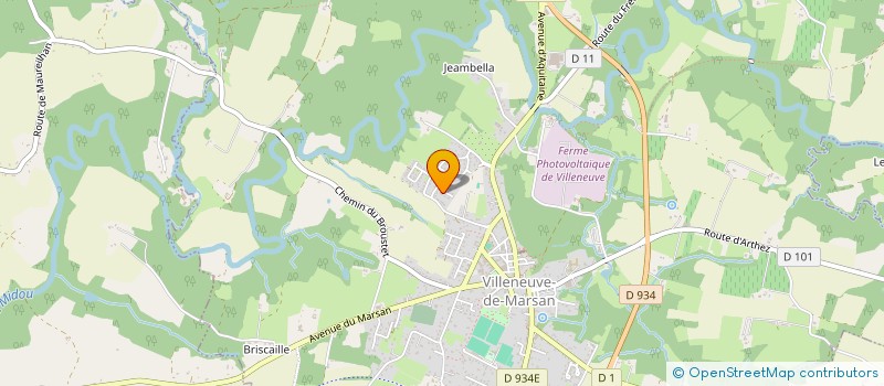 localisation de l'entreprise MDM DEPANN SERRURES à VILLENEUVE-DE-MARSAN