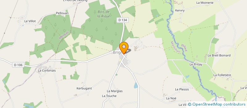 localisation de l'entreprise MDM ENTREPRISE  BRIGNAC