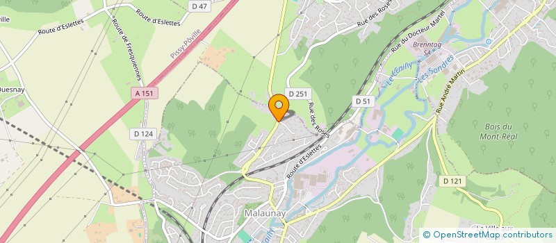 localisation de l'entreprise MDM IMMOBILIER  MALAUNAY