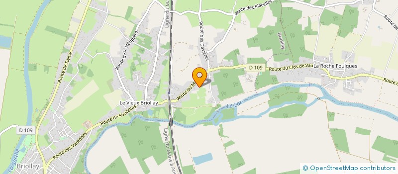 localisation de l'entreprise MDM IMMOBILIER  BRIOLLAY