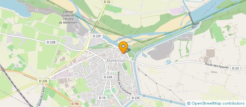 localisation de l'entreprise MDM INGENERING  MALLEMORT