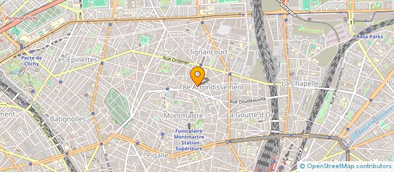 localisation de l'entreprise MDM IS à CLICHY
