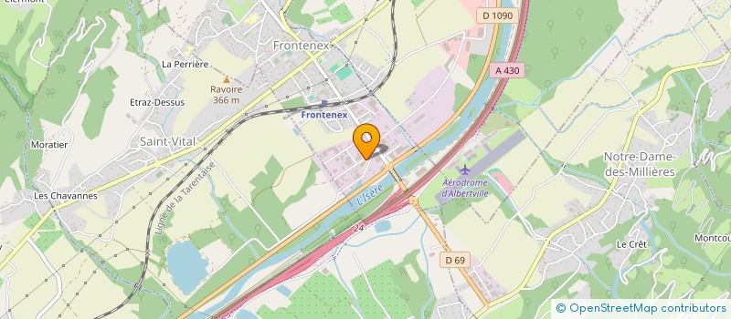 localisation de l'entreprise MDM OUTDOOR  FRONTENEX