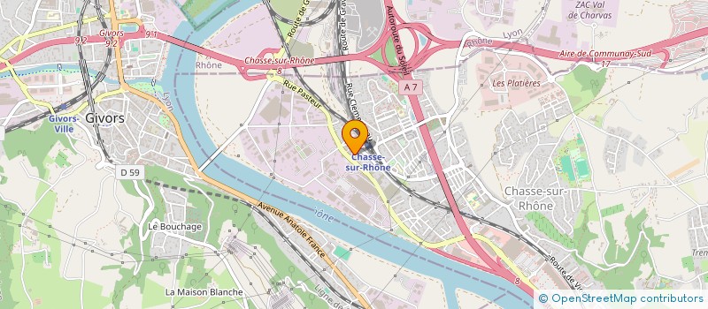 localisation de l'entreprise MDM TRANS à CHASSE-SUR-RHONE