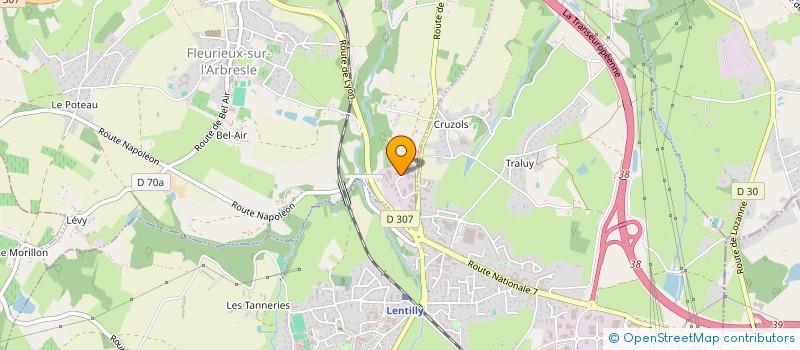 localisation de l'entreprise MDM2  FLEURIEUX-SUR-L'ARBRESLE