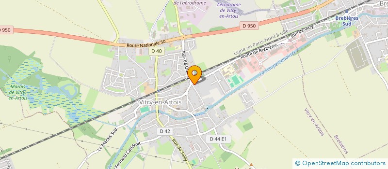 localisation de l'entreprise MDMA CAPITAL  VITRY EN ARTOIS