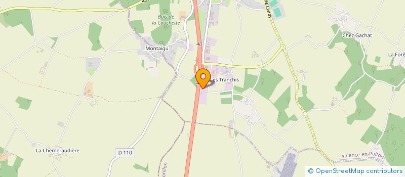 localisation de l'entreprise MDMAT  VALENCE-EN-POITOU