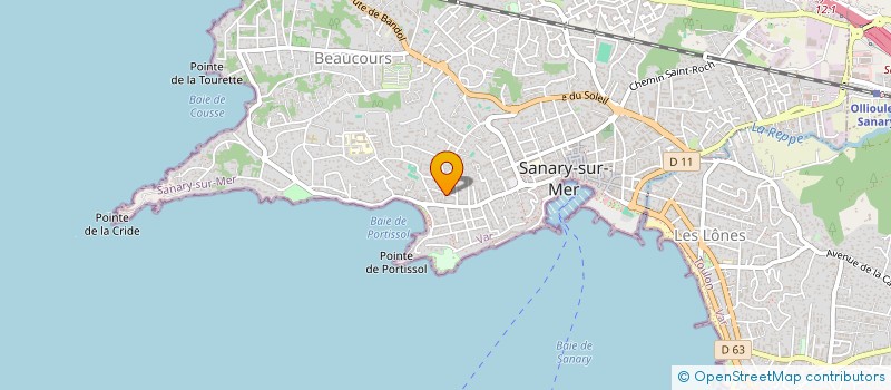 localisation de l'entreprise MDMD à SANARY-SUR-MER
