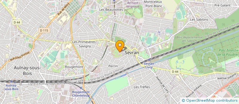 localisation de l'entreprise MDMD FOOD à SEVRAN