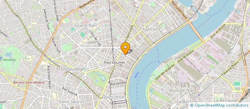 localisation de l'entreprise MDMF MEUBLES à BORDEAUX