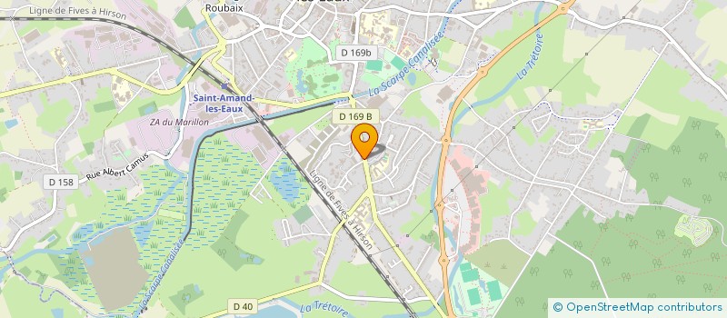 localisation de l'entreprise MDML  SAINT-AMAND-LES-EAUX