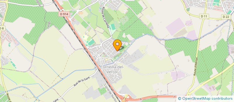 localisation de l'entreprise MDMT IMMO  CORNEILLA-DEL-VERCOL