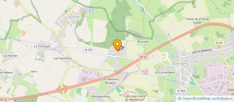 localisation de l'entreprise MDMTC à LONRAI