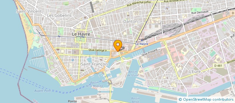 localisation de l'entreprise MDN-DIVISION OF VALVECO SARL à LE HAVRE